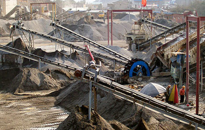 Sand production plant