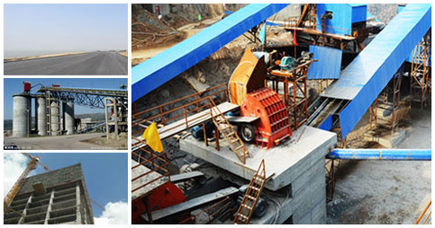 Limestone crushing plant