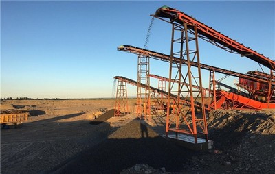 Copper mine crushing plant